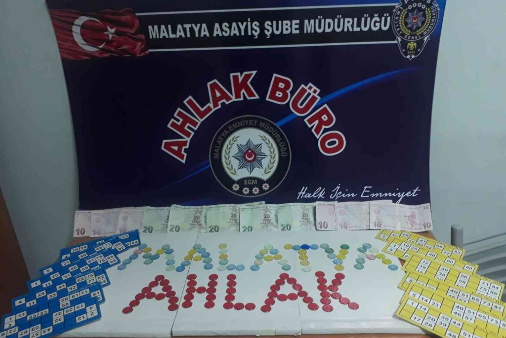 Malatya’da kumar baskını