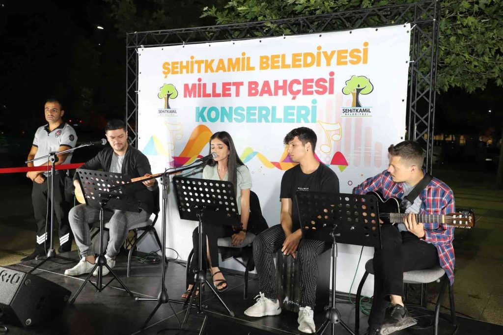 Şehitkamil’deki yaz konserleri büyük ilgi gördü