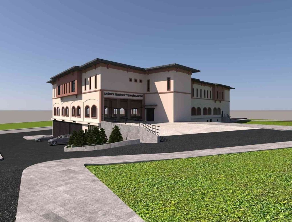 Yeşilvadi pazar yeri hızla yükseliyor