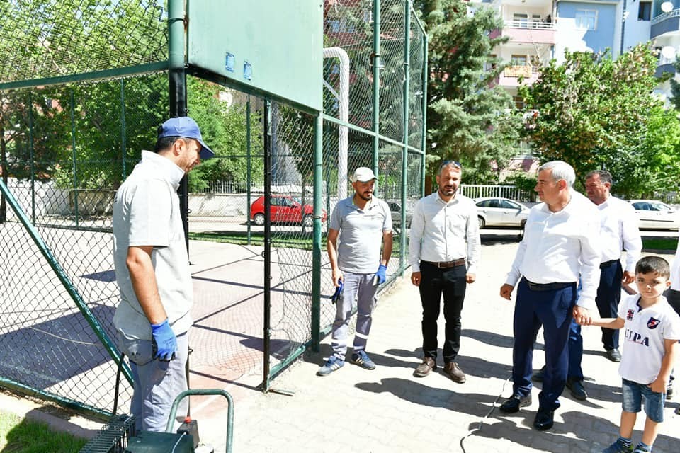 Yeşilyurt’ta 227’inci park alanı yapılıyor