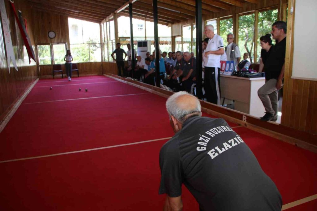 Elazığ’da Bocce Turnuvasının bölge müsabakası yapıldı