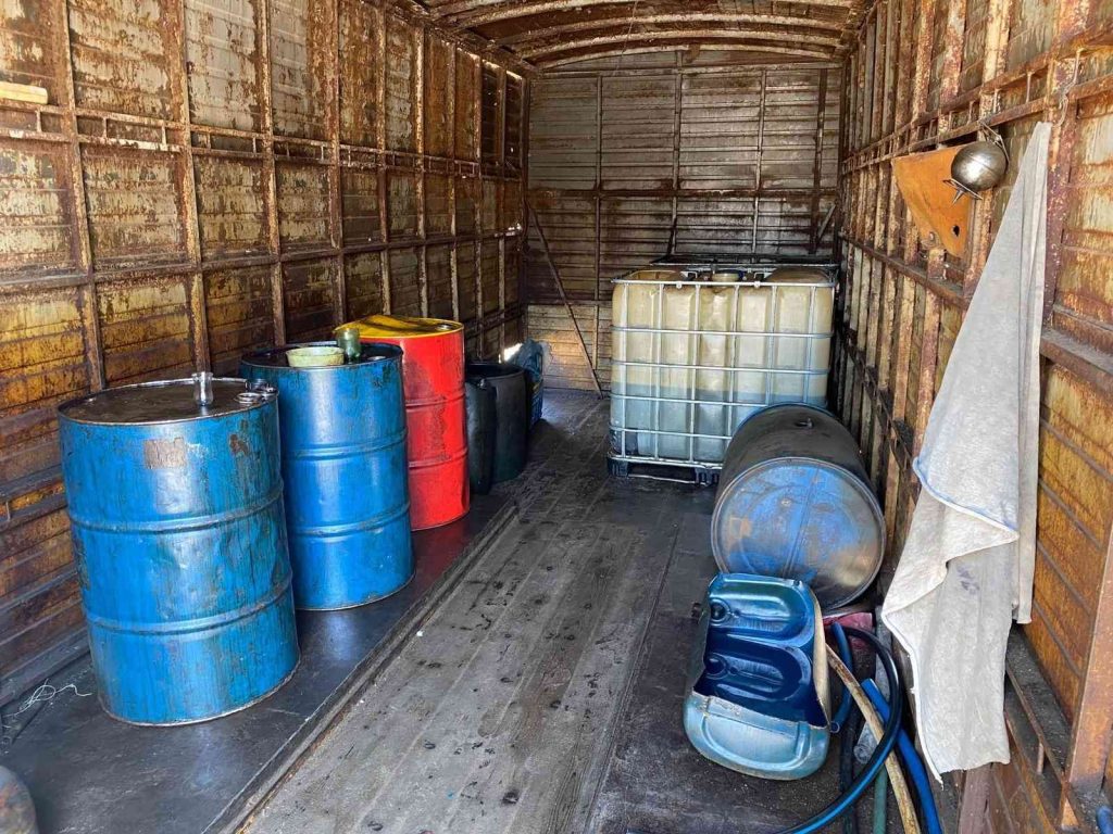 Gaziantep’te 600 litre kaçak akaryakıt ele geçirildi