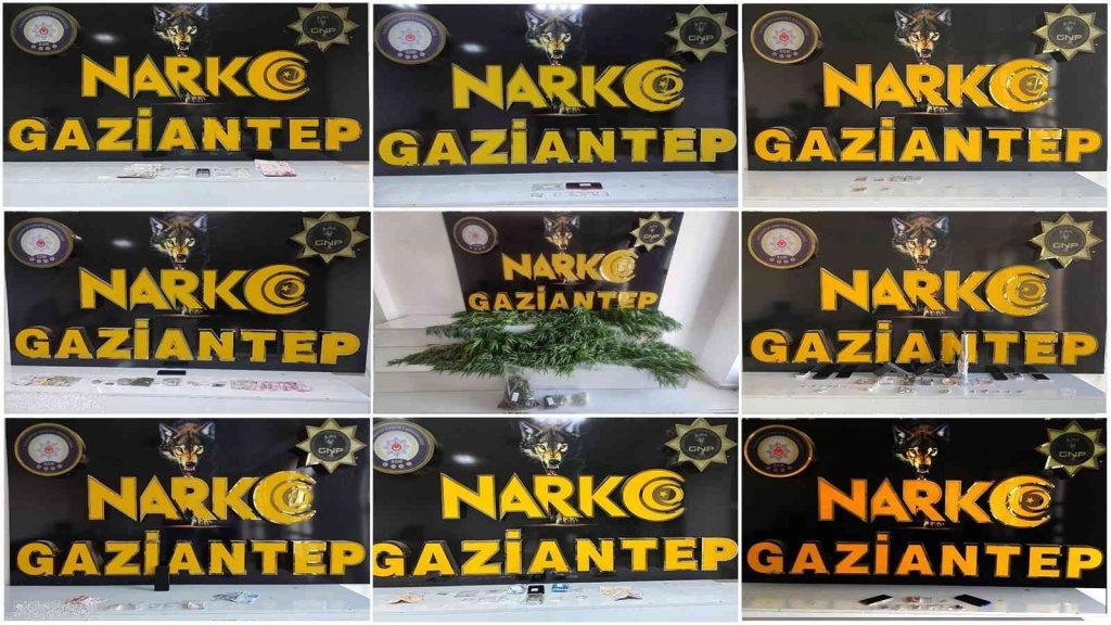 Gaziantep’te uyuşturucu operasyonu