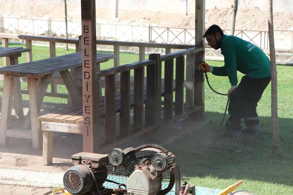 Haliliye’de park yapım çalışmaları sürüyor