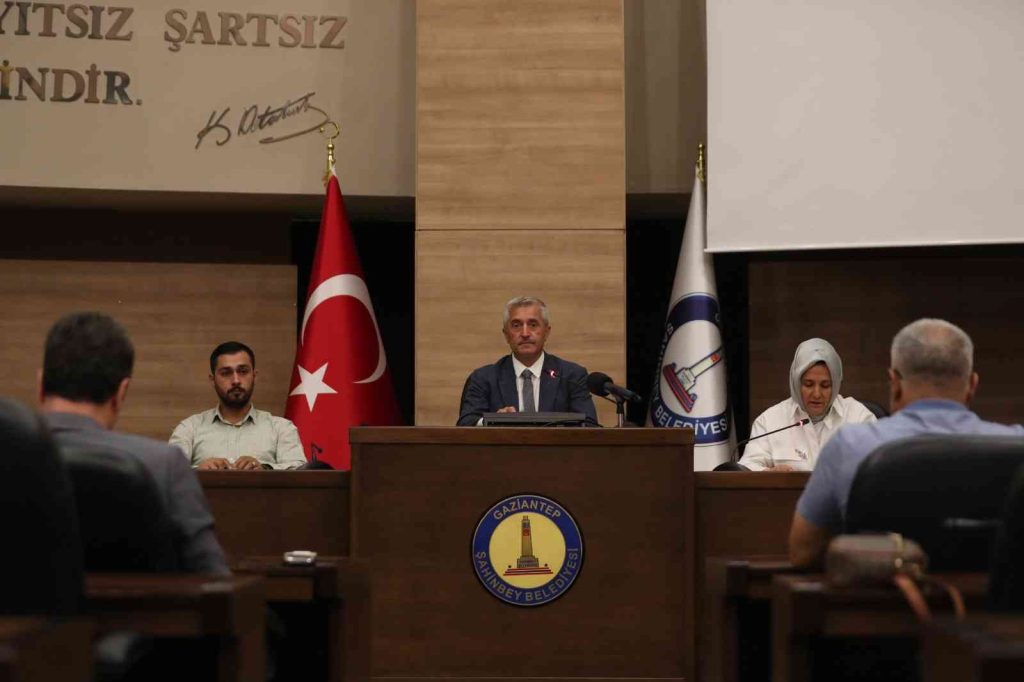 Şahinbey Belediyesi meclisi toplandı