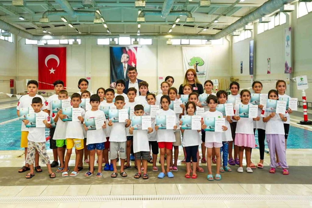 Şehitkamil’de 7 binin üzerinde çocuk su sporlarıyla tanıştı