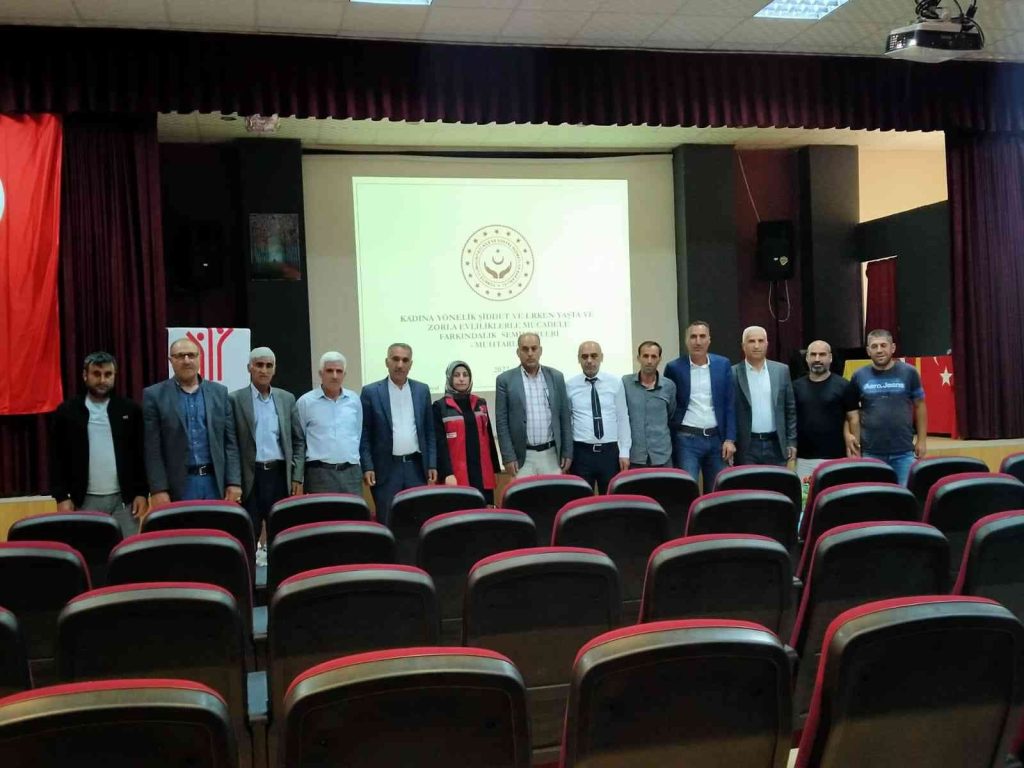 Bingöl’de muhtarlara, kadına yönelik şiddetle mücadele eğitimi verildi