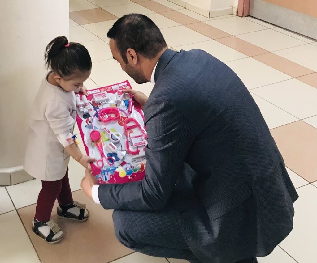 Çocuklara oyuncaklı sürpriz