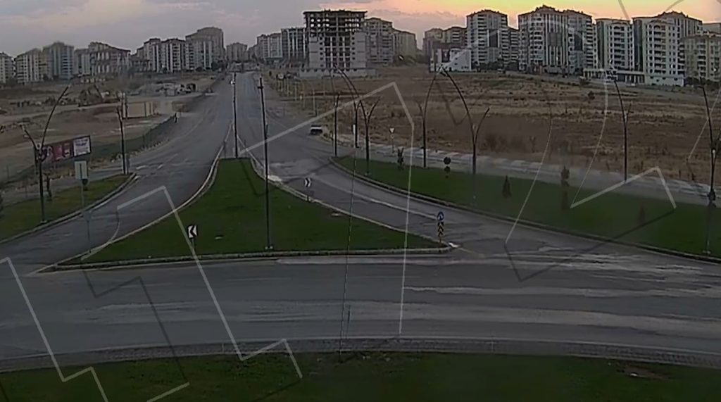 Malatya’daki kazalar kamerada