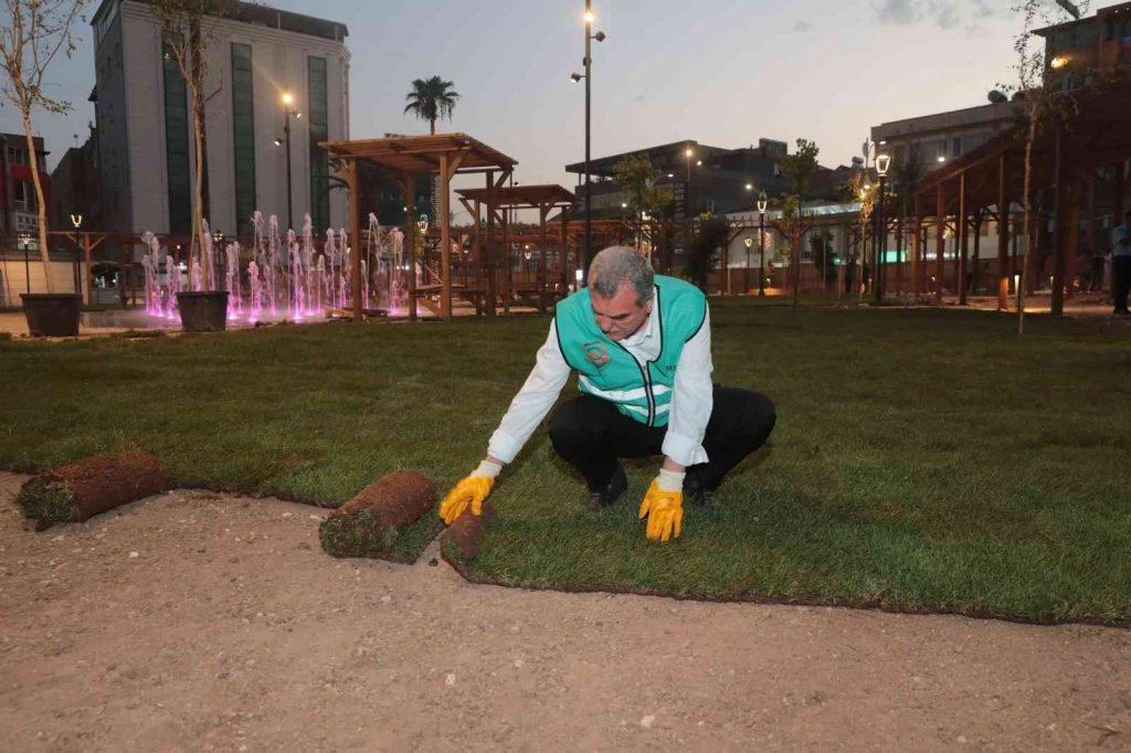 Şanlıurfa Kızılay Meydanı çalışmalarında sona gelindi