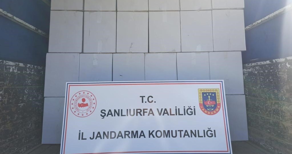 Şanlıurfa’da 1 milyon 600 bin makaron ele geçirildi: 3 gözaltı