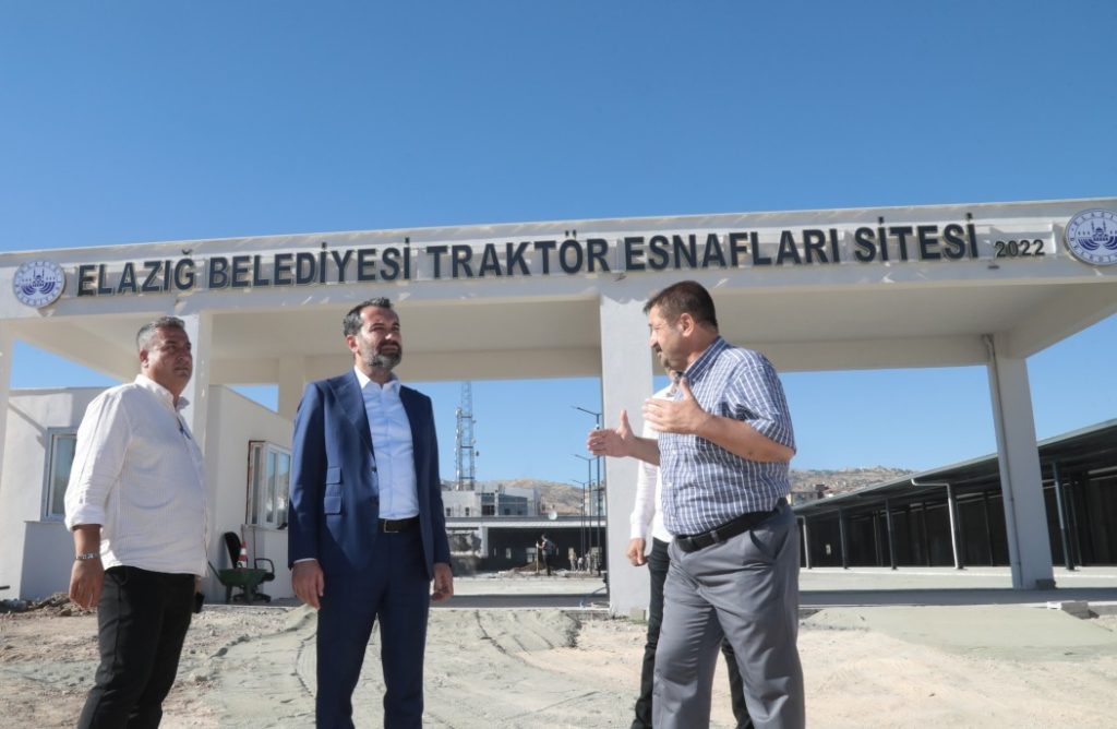 Traktör Esnafı Sitesinde çalışmalar tamamlanmak üzere