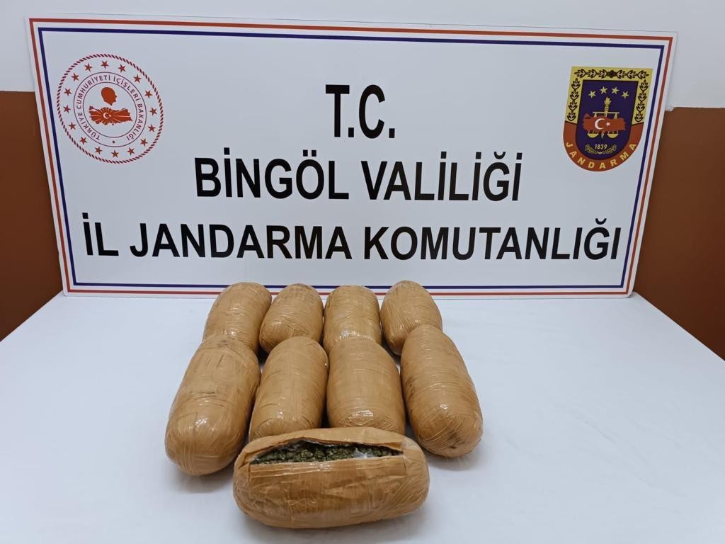 Bingöl’de 4 kilo 485 gram esrar ele geçirildi:  1 gözaltı