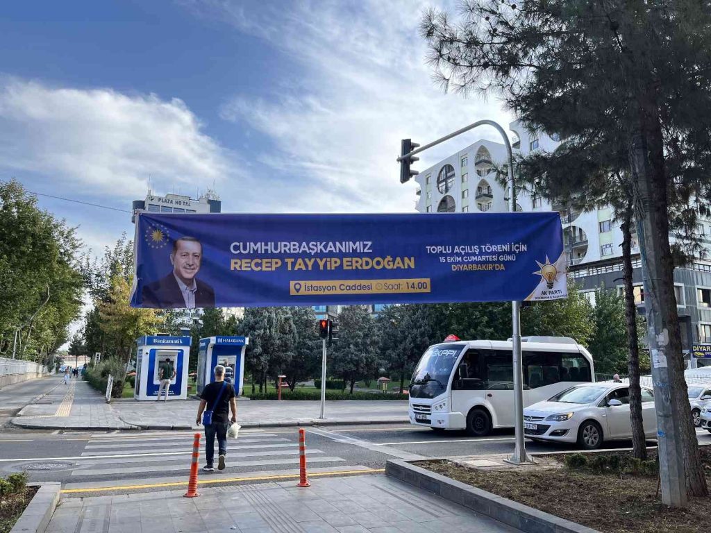 Diyarbakır’da Cumhurbaşkanı Erdoğan hazırlığı