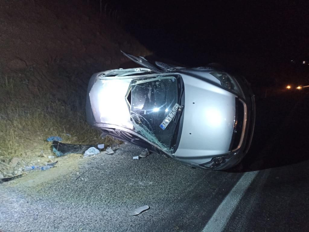 Diyarbakır’da kontrolden çıkan otomobil takla attı: 1 ölü