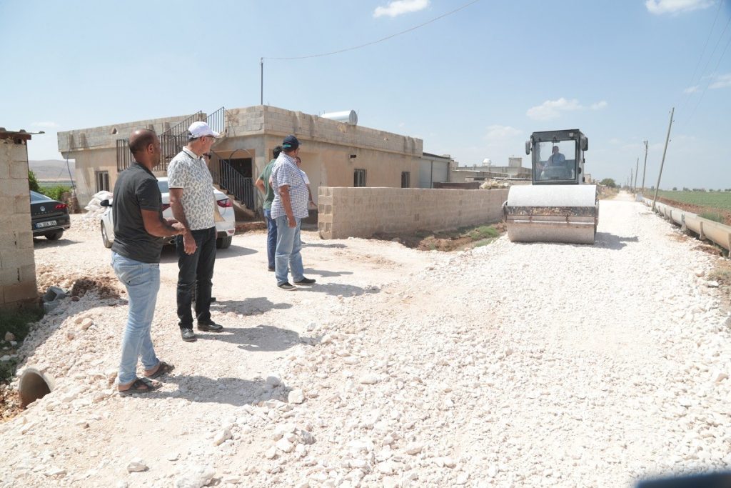 Eyyübiye kırsalında yol seferberliği