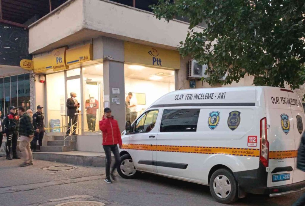 Gaziantep’te PTT şubesinde silahlı soygun