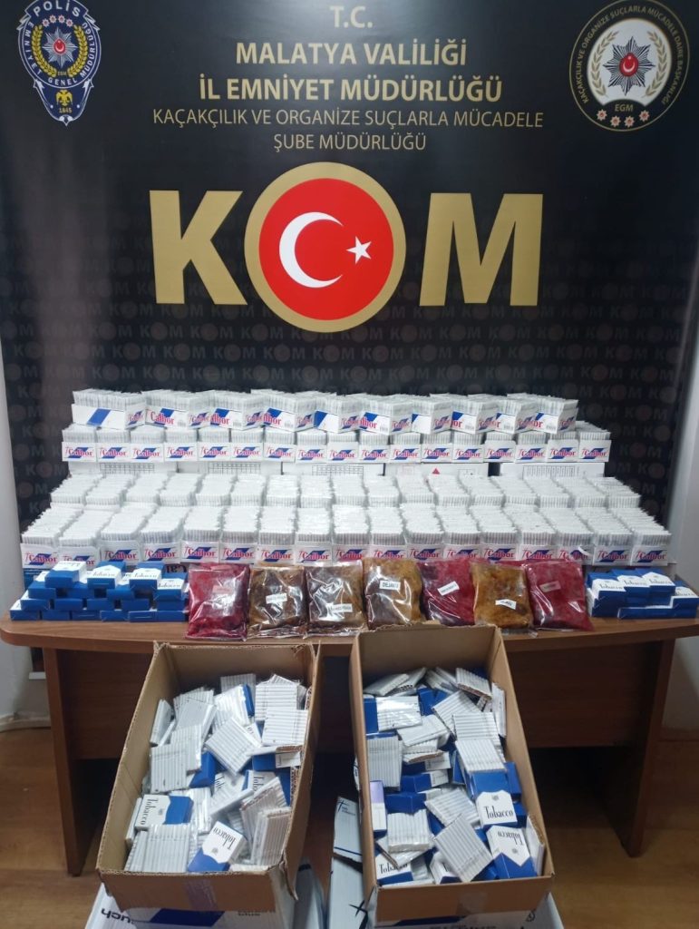 Malatya’da 30 bin makaron yakalandı