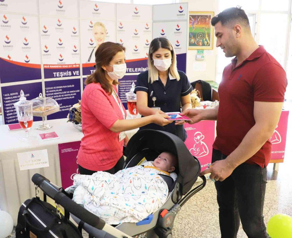 SANKO Üniversitesi Hastanesi’nde emzirme haftası etkinliği