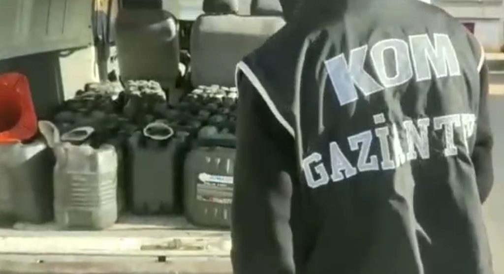 Gaziantep’te kaçak akaryakıt ve sahte alkol operasyonu