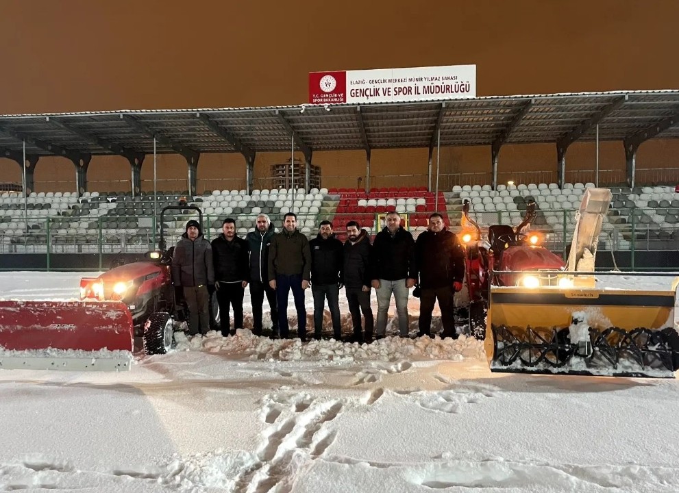 Sahalarda kar mesaisi