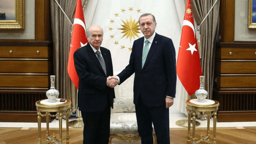 Cumhurbaşkanı Erdoğan ve Bahçeli Görüştü
