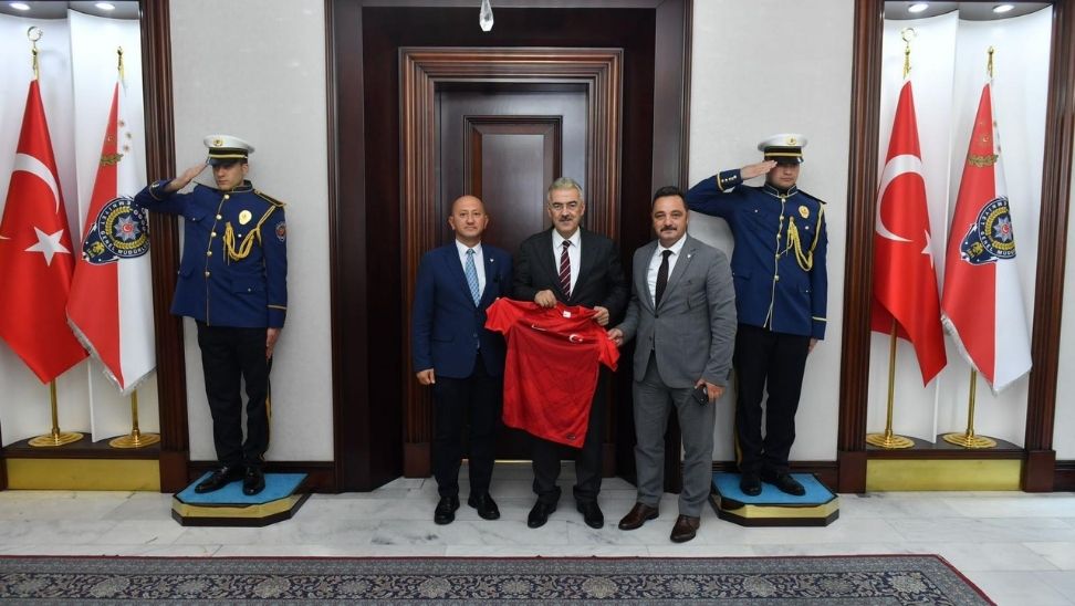 TFF Temsilciler Kurulu Başkanı Gökhan Özsavaş ve Yönetim Kurulu üyesi Dr. Süleyman BASA Ankara’da Ziyaretlerde Bulundu