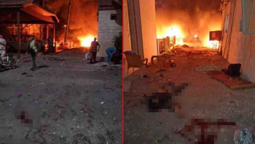 Hastane, cami, okul; Bu kez pazar yeri vuruldu