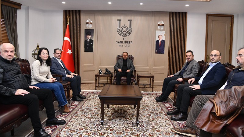 TİMBİR heyetinden Şanlıurfa Valiliği’ne ziyaret