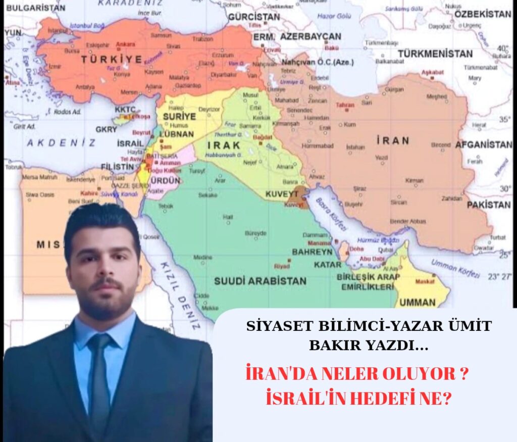 SİYASET BİLİMCİ-YAZAR ÜMİT BAKIR YAZDI… “İRAN’DA NELER OLUYOR ? İSRAİL’İN HEDEFİ NE?”